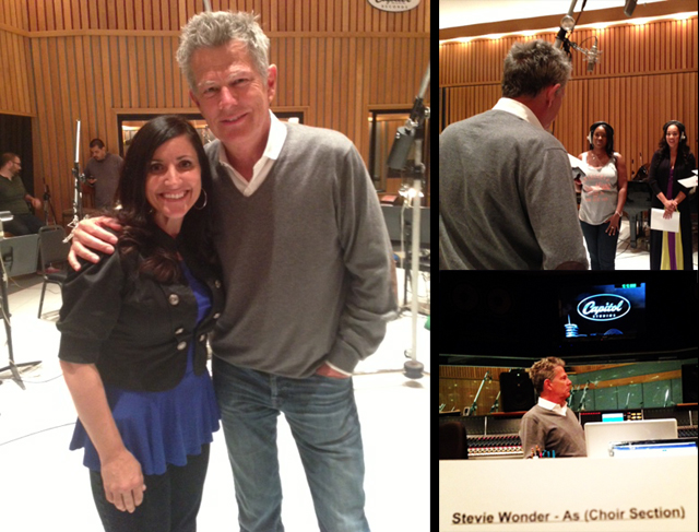 Capitol records with David Foster