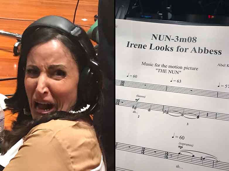 Monique Donnelly Sings Vocals on The Nun