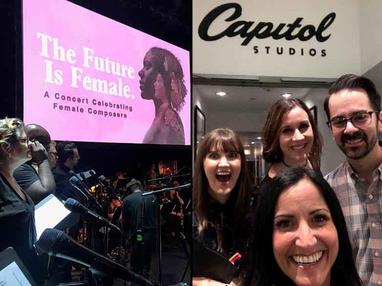 Monique Donnelly sings vocals on the Future is Female